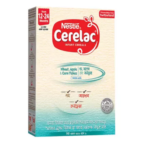Nestle Cerelac 4 Apple Corn Flakes (12 M+)